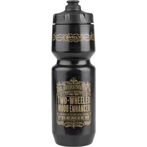 Dr. Chromoly’s Elixir Water Bottle, black, 26oz 