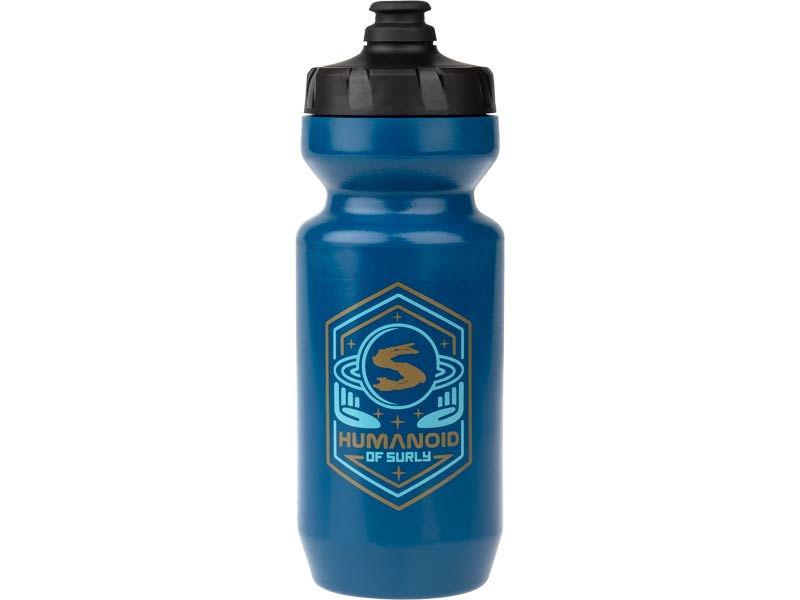 Humanoid of Surly Purist Water Bottle, black, 22oz, on white background
