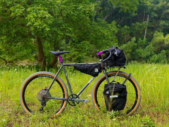Surly Straggler in a field