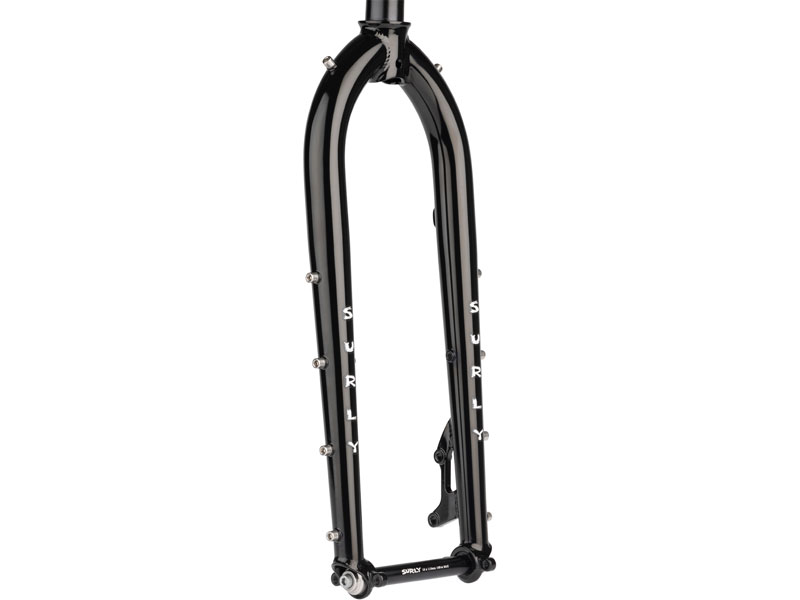 Surly Dinner Fork, Black color, on white background
